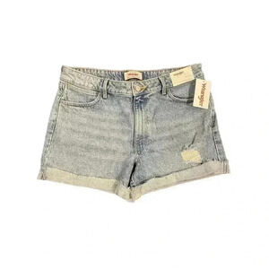 Wrangler Cut Off Jean Shorts Women’s 10 / 30 Rolled High Rise Roll Vintage Mom